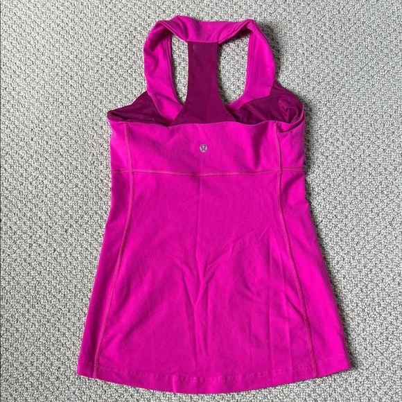 Lululemon Vibrant Pink Scoop Neck - Picture 4 of 5